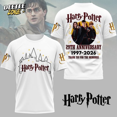 Harry potter 29th Anniversary 1997-2026 3D Shirt NY