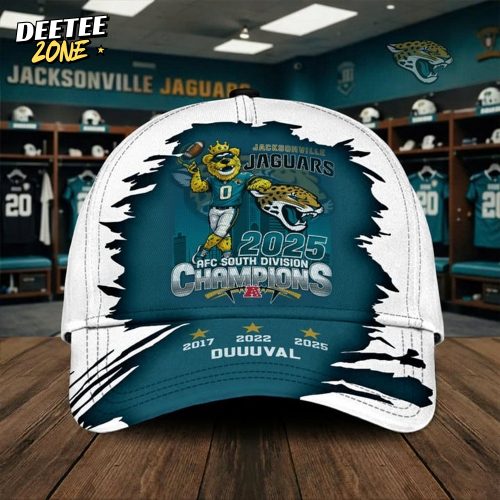 Jacksonville Jaguars 2025 AFC South Division Champions Cap