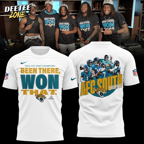 Jacksonville Jaguars 2025 AFC South Division Champions Limited Edition Shirt