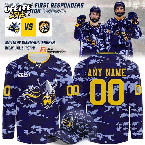 Limited Edition Augustana Vikings MILITARY APPRECIATION Jersey