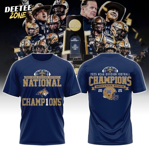 Montana State Bobcats | 2026 FCS Champions T-shirt Limited Edition + Selling Out Fast Ver 1