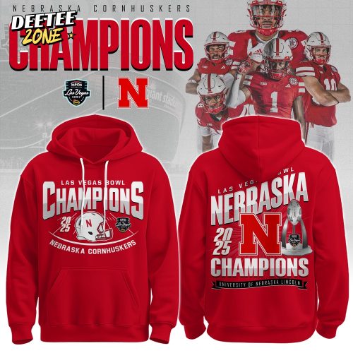 Nebraska Cornhuskers – Las Vegas Bowl Champions Hoodie