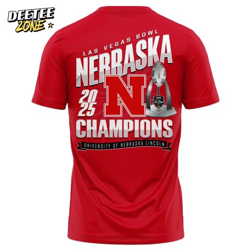 Nebraska Cornhuskers – Las Vegas Bowl Champions T-shirt