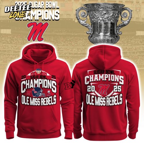 Ole Miss Rebels 2025 Allstate Sugar Bowl Champions -Limited Edition-3D Unisex Hoodie