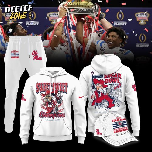 Ole Miss Rebels 2026 Sugar Bowl Champions Hoodie