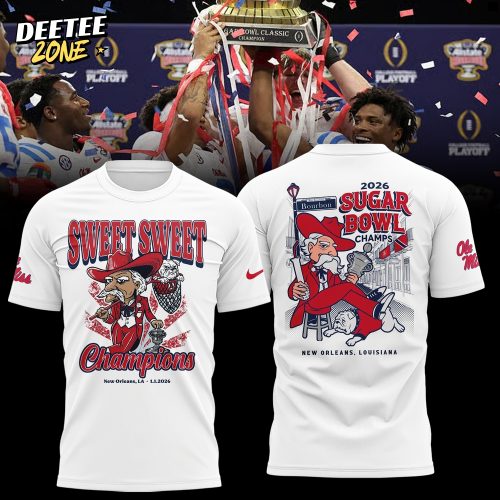 Ole Miss Rebels 2026 Sugar Bowl Champions Shirt