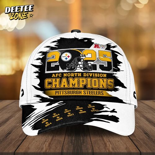 Pittsburgh Steelers 2025 AFC North Champions Limited Edition Cap