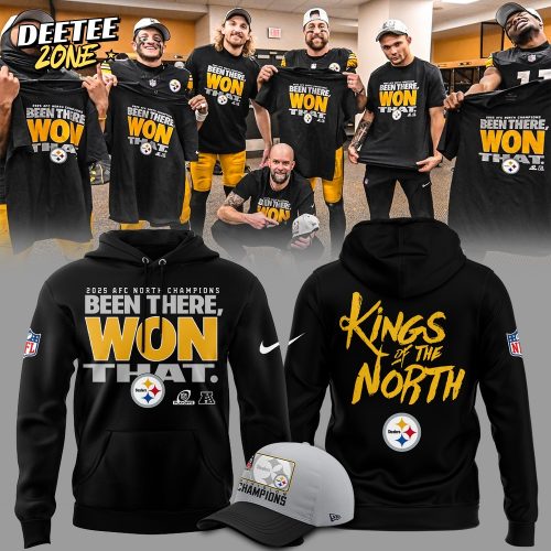 Pittsburgh Steelers 2025 AFC North Champions Limited Edition Hoodie