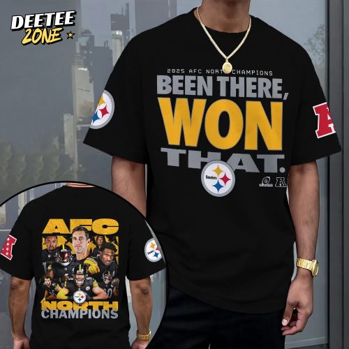 Pittsburgh Steelers 2025 AFC North Champions Limited Edition Shirt
