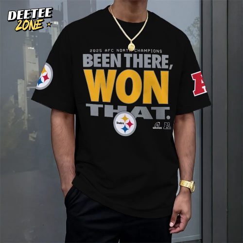 Pittsburgh Steelers 2025 AFC North Champions Limited Edition Shirt