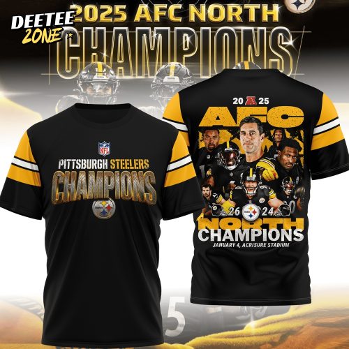 Pittsburgh Steelers 2025 AFC North Champions SHIRT