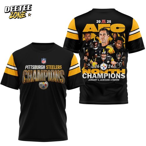 Pittsburgh Steelers 2025 AFC North Champions SHIRT