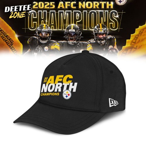 Pittsburgh Steelers 2025 AFC North Division Champions T-Shirt