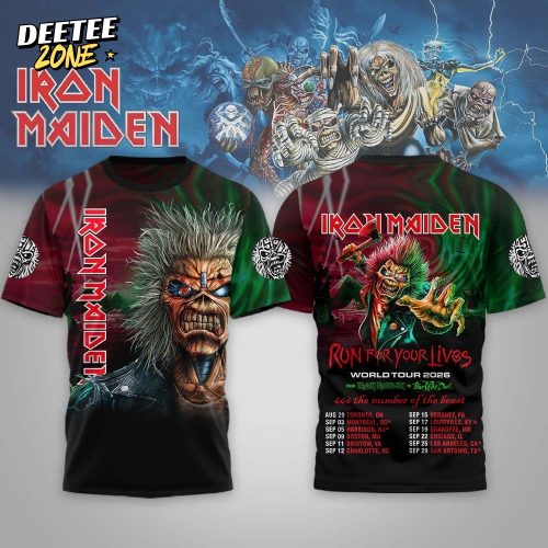 Premium Iron Maiden 2026 Tour 3D Shirt MM