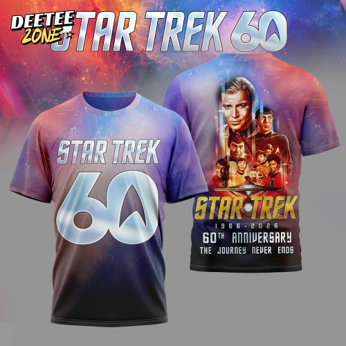Premium Star Trek 60th Anniversary 3D Shirt TD