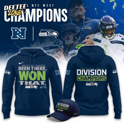 Seattle Seahawks 2025 NFC West Division Champions Limited Hoodie