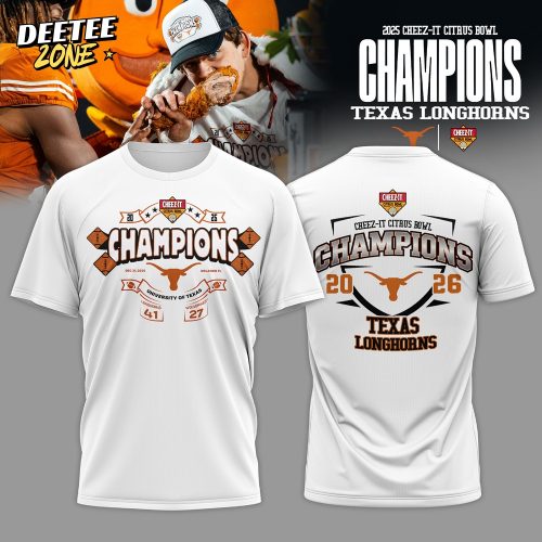Texas Longhorns Cheez-It Citrus Bowl Champions T-Shirt